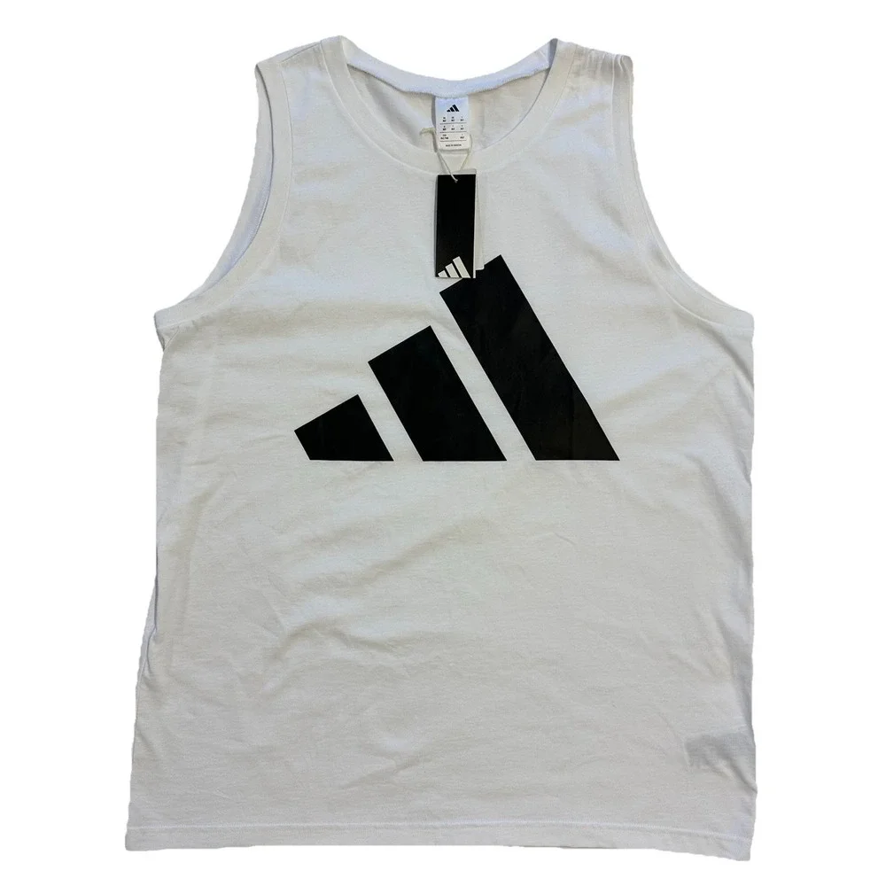 ADIDAS JW3487 Black Sleeveless Tank Medium Tall‎ NWT